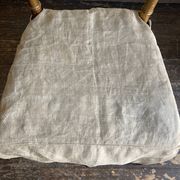 Chair in gilded wood and linen Napoleon III