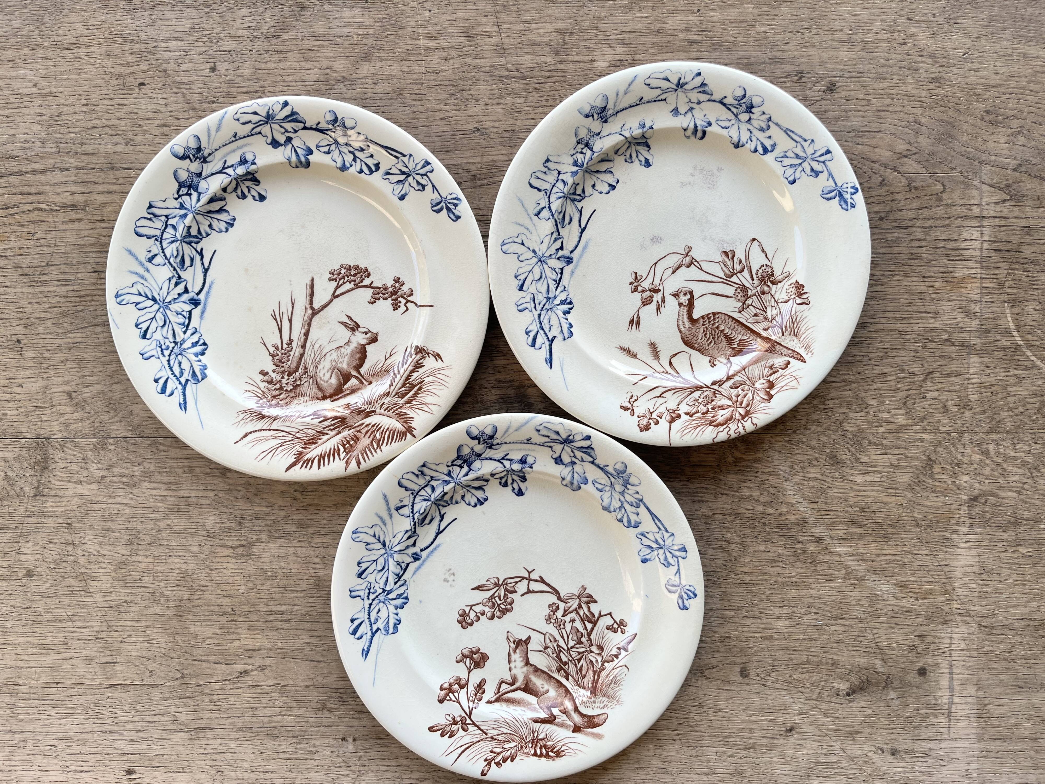 Set number 2 of 3 plates Terre de fer Clairefontaine