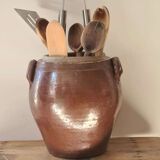Ancien saloir en grès années 60
