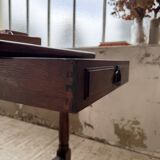 XXL table in solid dark walnut 3m
