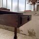 Table XXL noyer massif foncé 3m