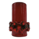 Hans Welling red Ceralux vase - Ceramano 1960
