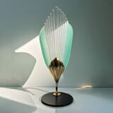Pair of Nefertiti Murano table lamps