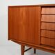 Scandinavian sideboard with louvered drawers, 1950s/60s