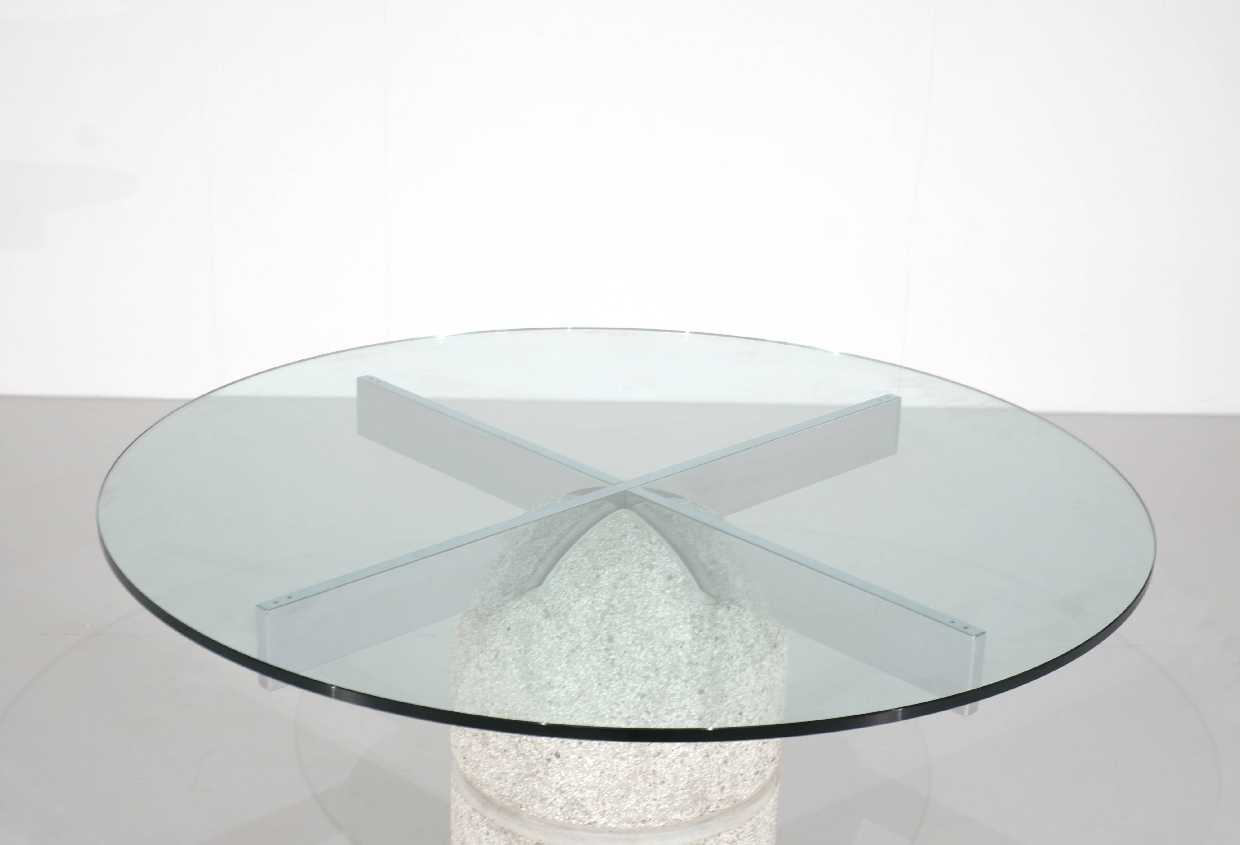 Paracarro dining table by Giovanni Offredi for Saporiti - 1970s