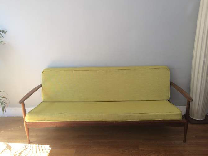 Sofa Scandinavian vintage 3 places