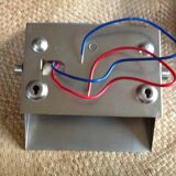 Pair of metal wall light