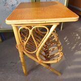 Porte revue table de nuit vintage