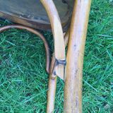Lot of two wooden bistro chairs