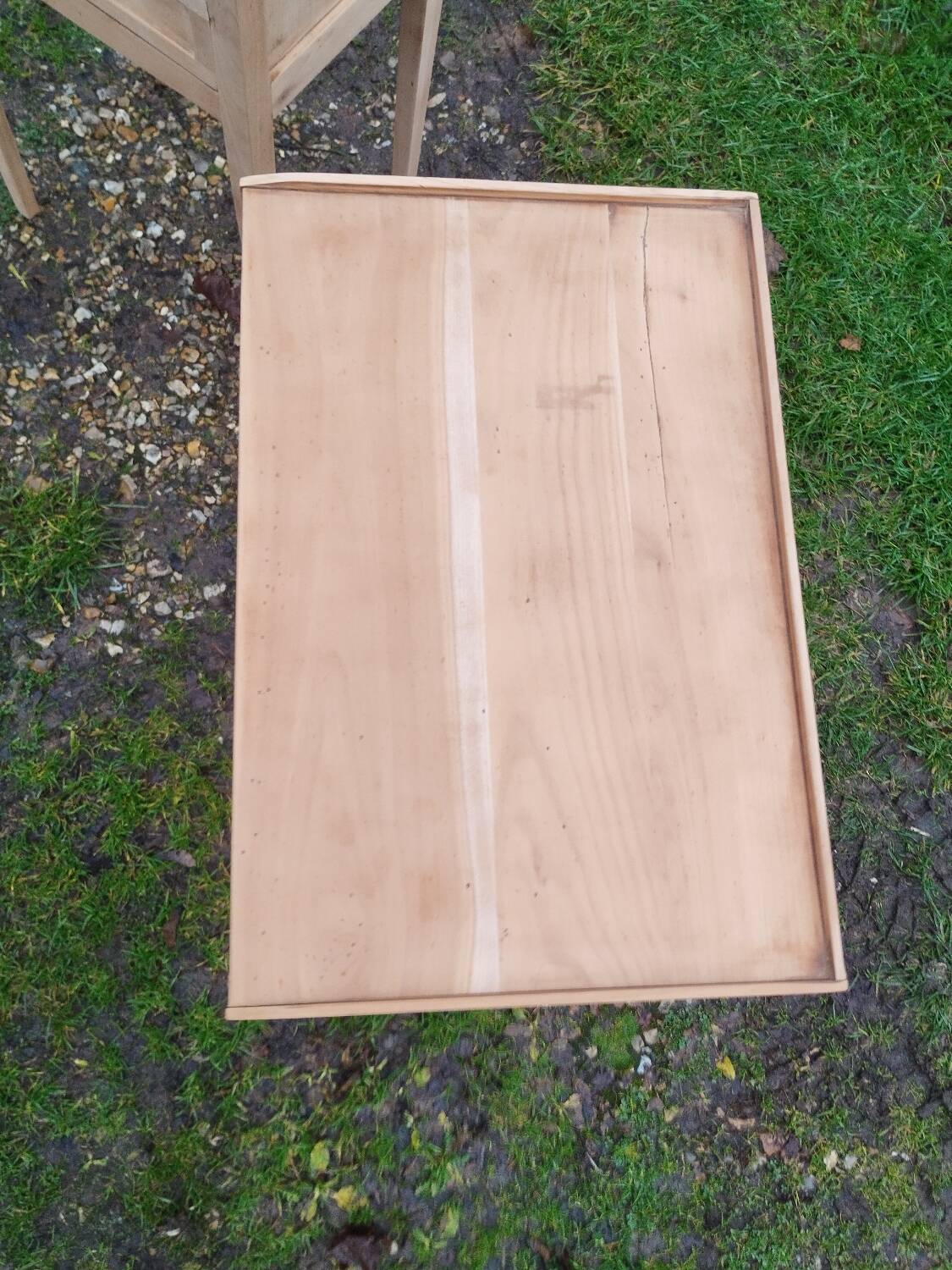 Pair of antique Louis XVI style bedside tables