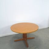 Ronde ovale eiken uitschuifbare eettafel