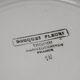 Dessert plate bouquet fleuri Digoin