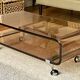 Plexiglass coffee table -Michel Dumas- Rochebobois- Very good condition