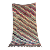 Moroccan boujad colorful rug - 135 x 241 cm