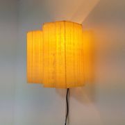 Molecular Double Light Honeycomb Flush Mounts in Fiberglass, 1950s, Set of 2