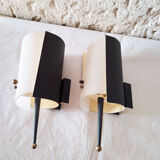 Paire d'appliques vintages 1960
