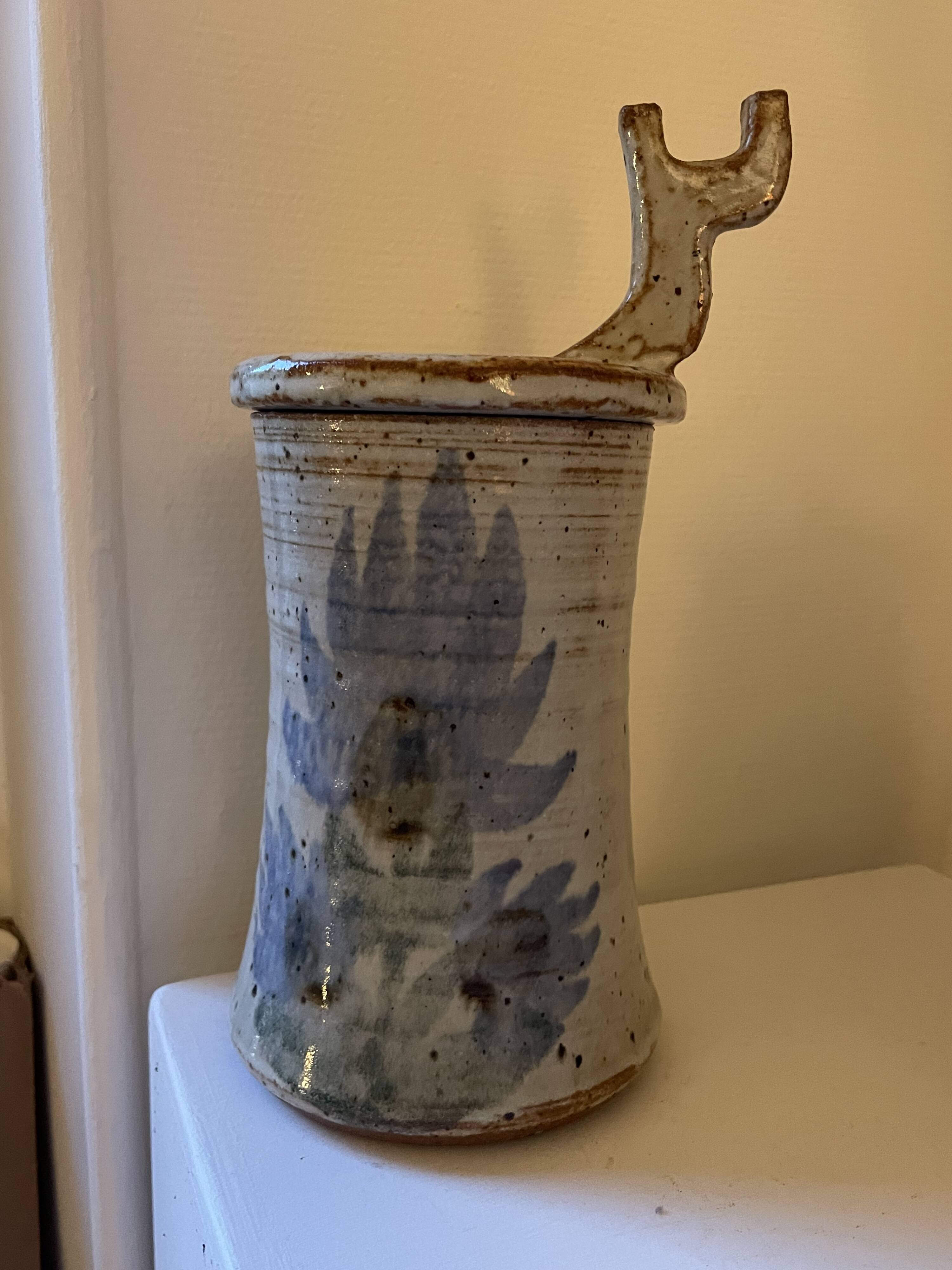 Vintage Vallauris 1950s zoomorphic ceramic pot
