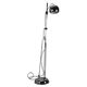 Adjustable Italian chrome floor lamp Space Age, 1960s