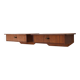 Pair of Wall Mounted Bedside Drawers in Teak