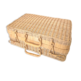 Rattan suitcase
