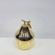 "Pear" ice bucket, gold-colored, gold-finished material, designed by H. Tur