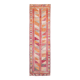 Pink & Red Hallway Vintage Runner Rug, 100x356Cm