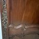 18th century solid cherry wood cupboard door