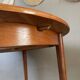 Vintage scandinavian table from the 60s extendable with butterfly extension