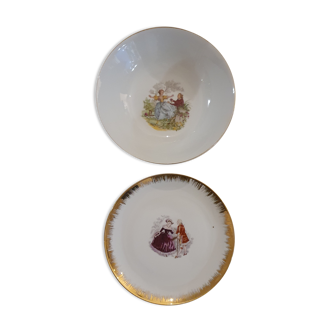 Porcelain dishes