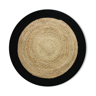 Round carpet in jute 120 cm