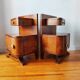 Pair of Art Deco bedside tables 1940
