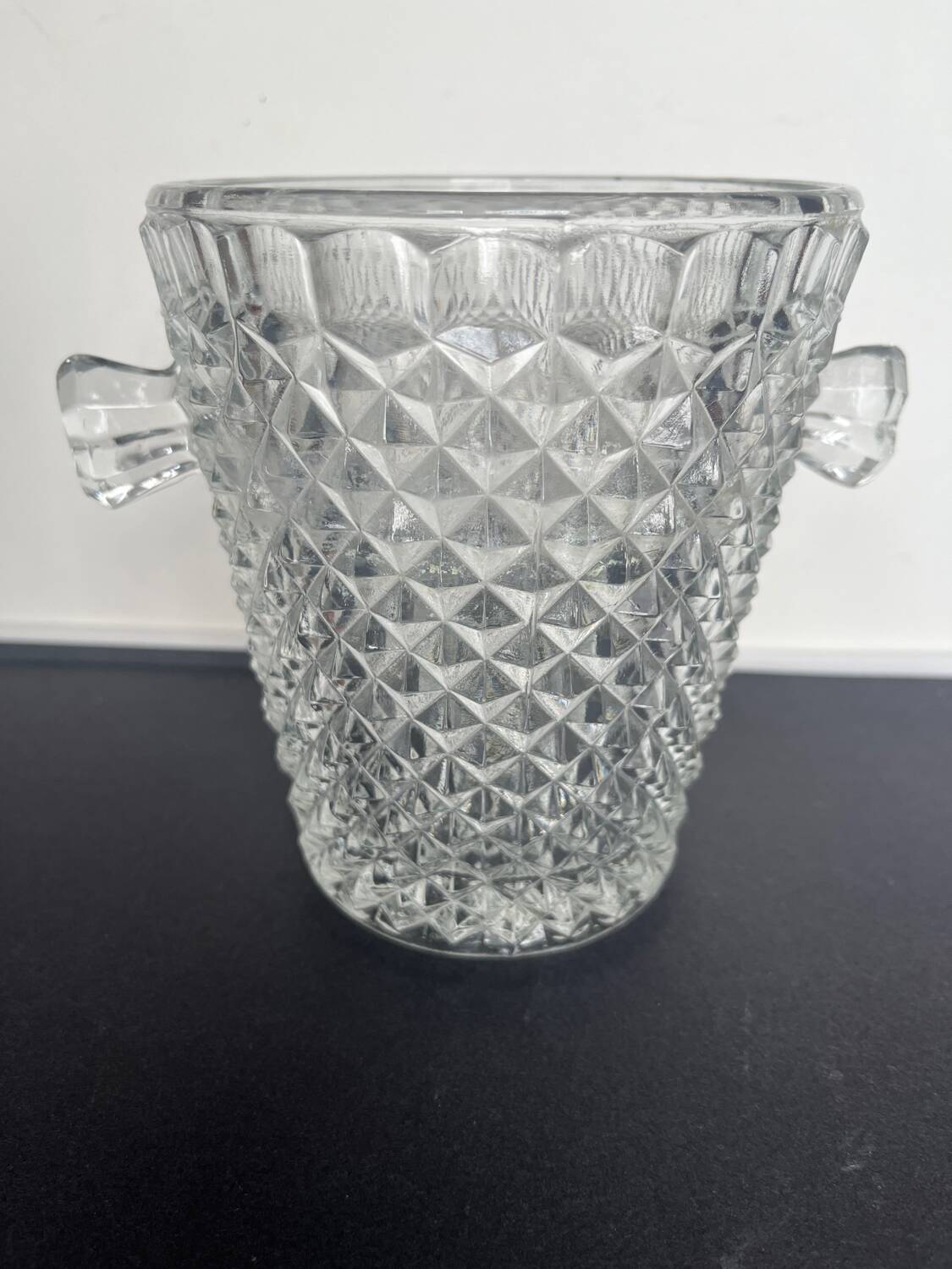 Vintage Cut Glass Ice Bucket