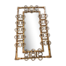 Miroir rotin 41x70cm