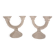 Set of 2 double candle holders