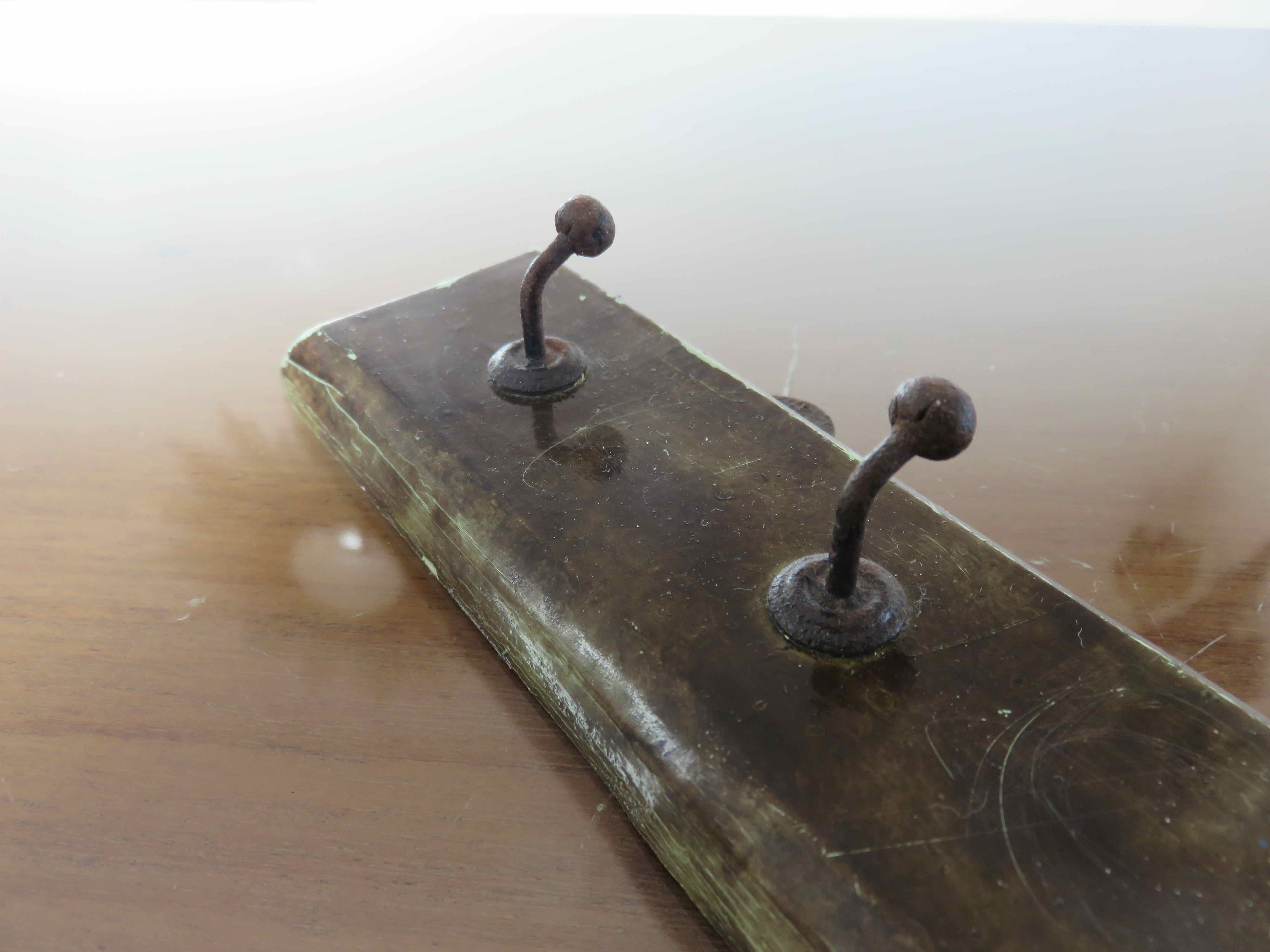 Wooden and metal tea towel door 30s 40