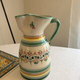 Vase pichet broc carafe décoration vintage céramique d'Espagne De la Cal Barreira