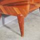 Rounded furniture from the 1950s in cherry veneer