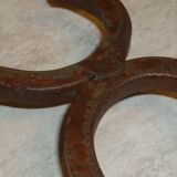 Pair of 2 wrought iron mats