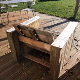 Fauteuils à palettes de bois