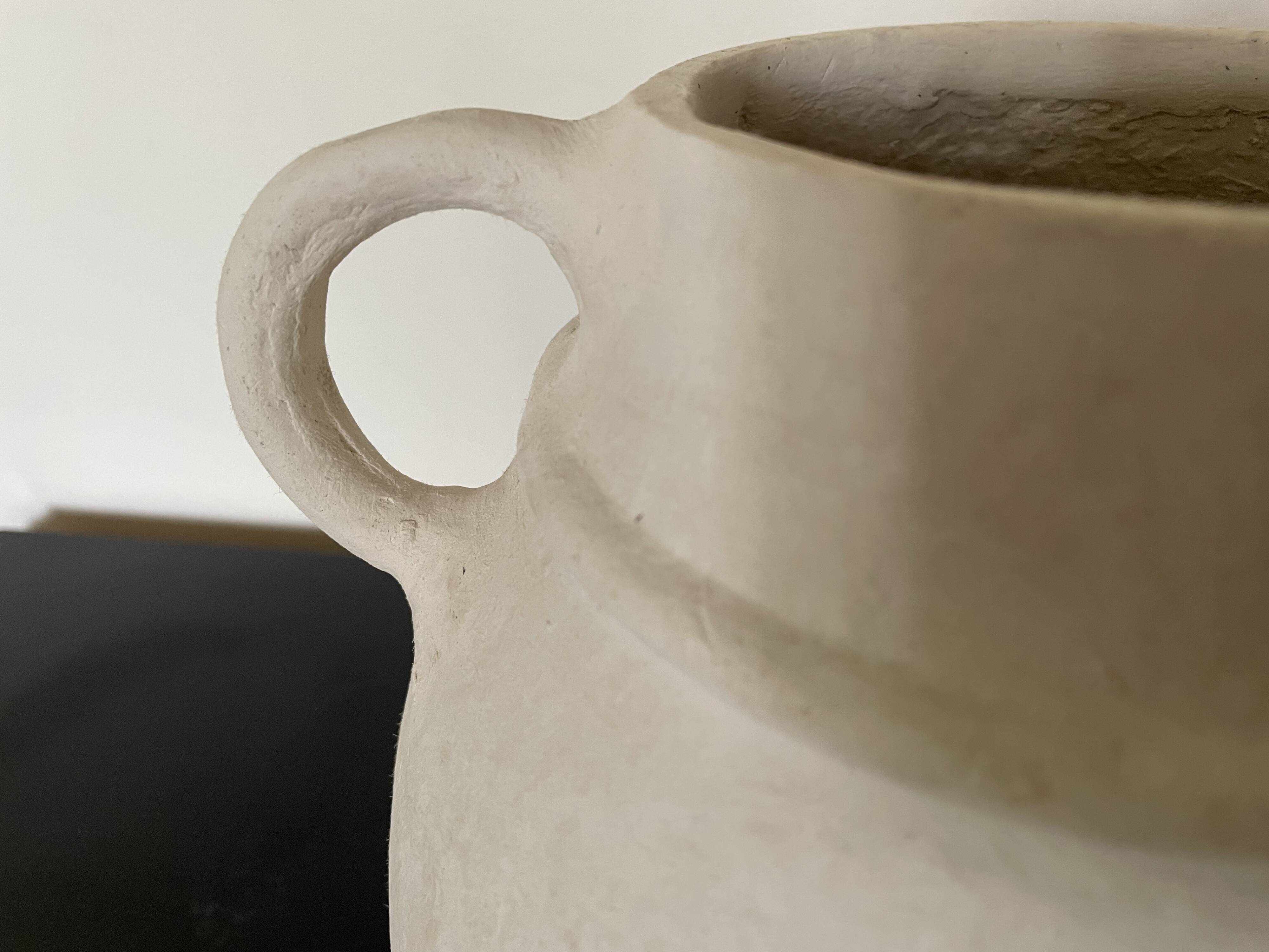 Vase rond papier mâché H23 x L28