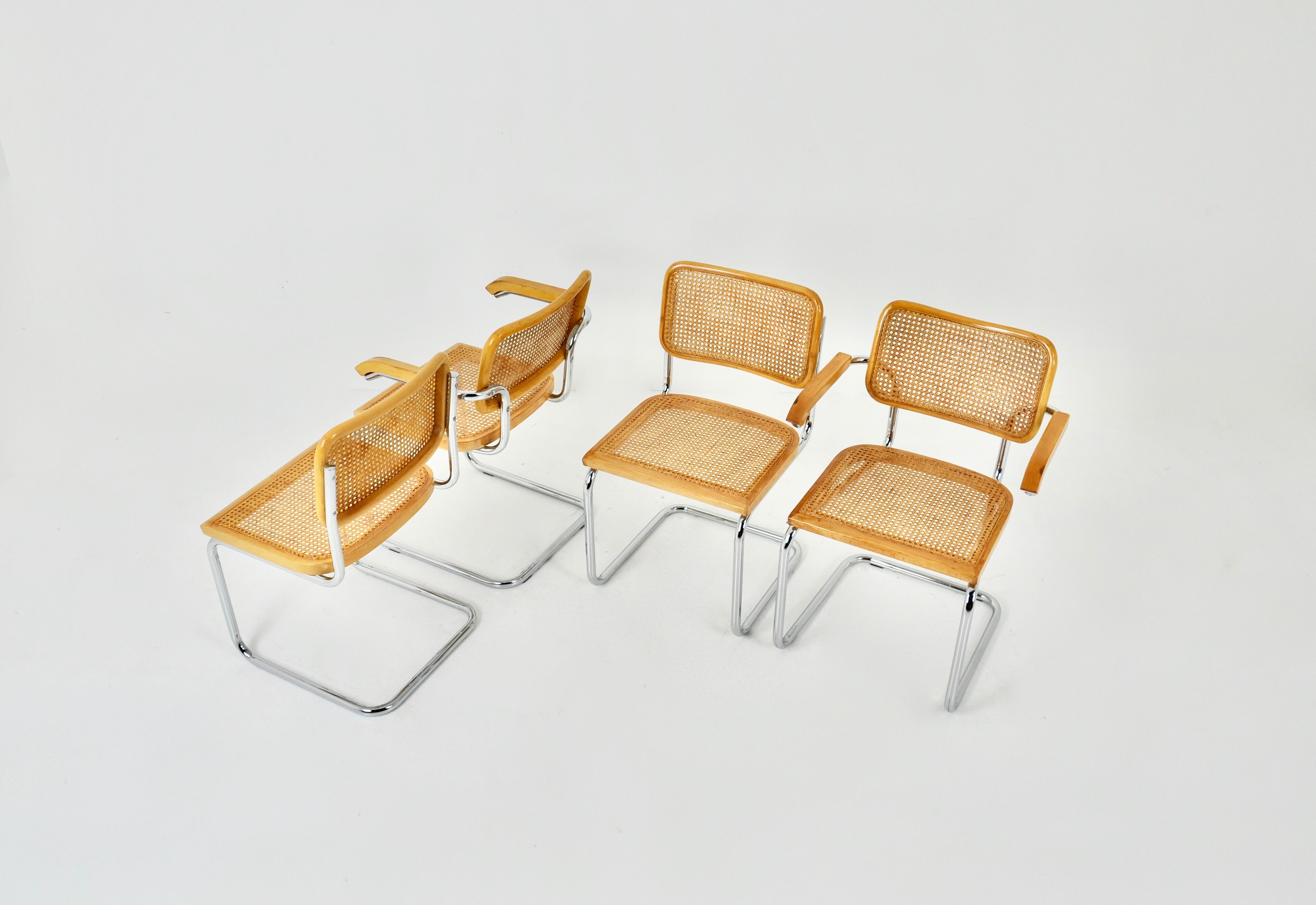Dining chairs B32 by Marcel Breuer lot of 4