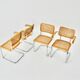 Dining chairs B32 by Marcel Breuer lot of 4