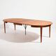 Table à manger extensible en palissandre modèle 55 par Gunni Omann pour Omann Jun, restaurée