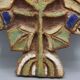 Enameled stoneware wall plaque - the argonauts - vallauris design circa 1950 1960