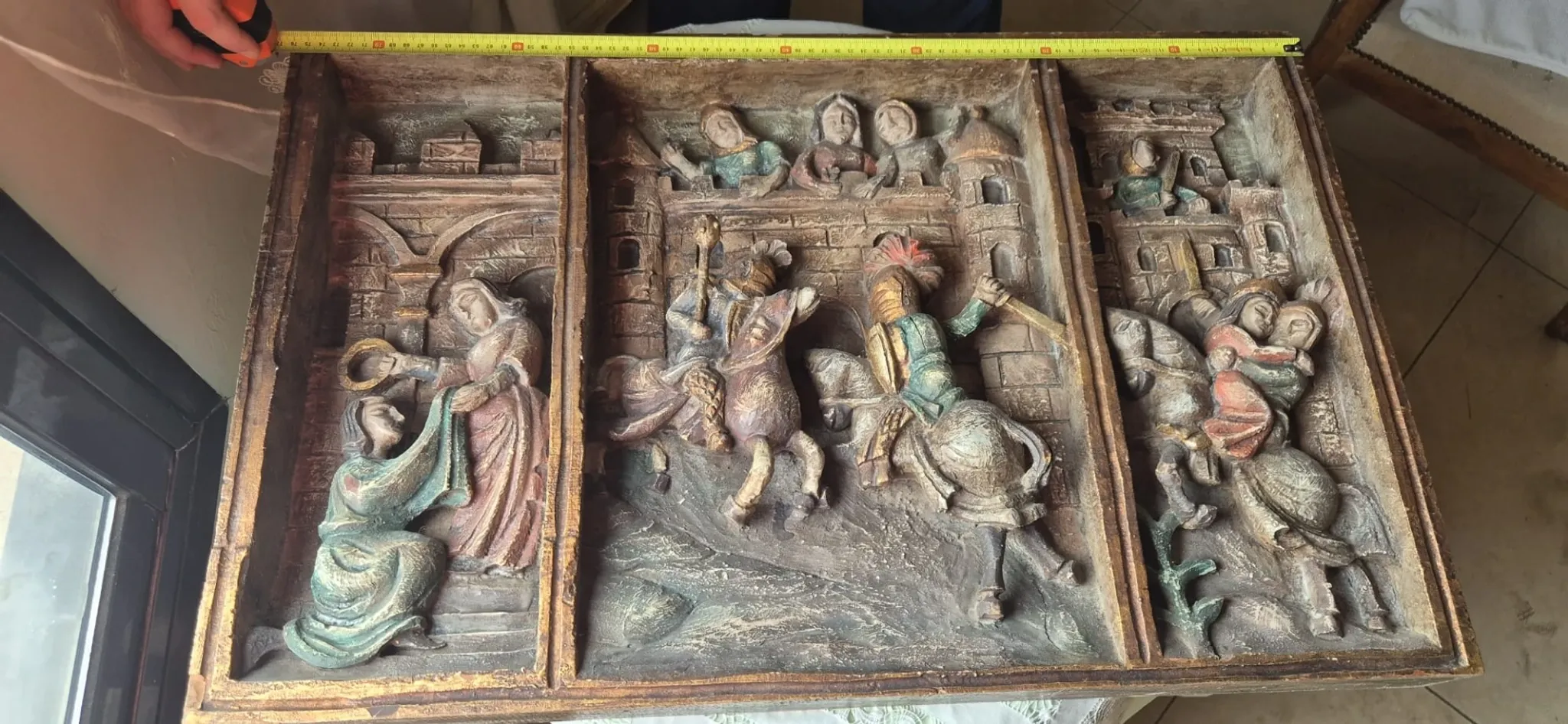 Polychrome wooden table