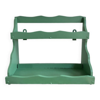 Vintage wall shelf with two shelves