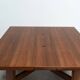 Square extendable dining table by Silvio Coppola for Bernini