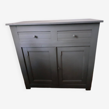 Dark gray Parisian sideboard