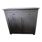 Dark gray Parisian sideboard