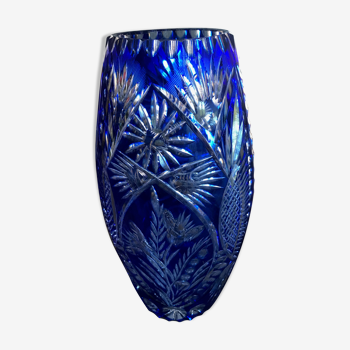 Vase en cristal de bohême
